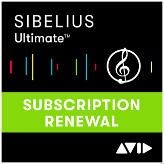 AVID Sibelius Ultimate 1-Year Subscription RENEWAL