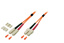 EFB Duplex Jumper SC-SC 62,5/125µ, OM1, LSZH, orange, 3.0mm, 1m
