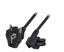 EFB Power Cable Schuko 90°-C5 90°, black, 1.8 m, 3 x 0.75 mm²