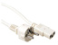 AK5013 ACT Powercord mains connector CEE 7/7 male (straight) - C13 ivory 1.5 m