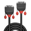 LI 36250 LINDY 0.5m DVI-D Dual Link cable, Black Line